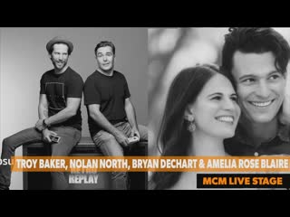 Mcm comic con london 2019 troy baker, nolan north, bryan dechart & amelia rose blaire