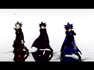 {mmd} magnet yu gi oh (atem, yami, yugi)