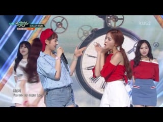 Sonamoo sugar baby @ music bank 160701