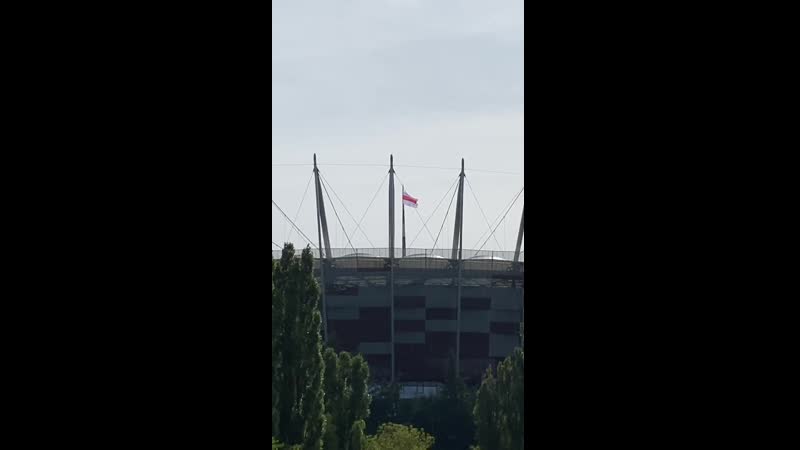 Бчб флаг на национальном стадионе в варшаве там пройдет концерт в поддержку белорусов