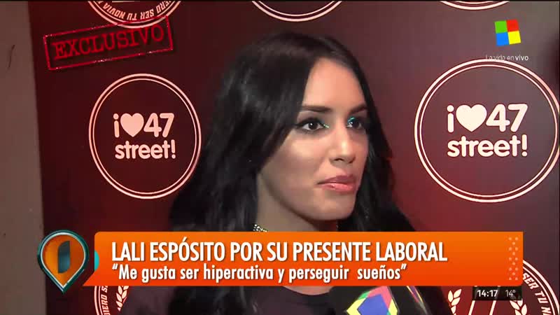 Lali espósito habló de todo con intrusos