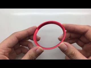 Алюминиевое кольцо для руля mercedes benz красное