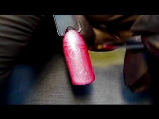 Кружевной флёр nail art step by step