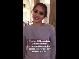 Sep 20 tpornr backstage at the @albertaferretti ss18 #mfw show