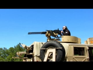 Демонстрационные стрельбы из спаренного пулемёта central wisconsin armory m3d
