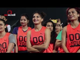 New guinness world record for abdominal plank position for 60sec¦ jacqueline fernandez, sakshi malik