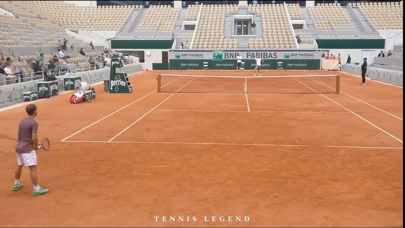 Федерер швацман / ролан гаррос 2019 / тренироа (betting good tennis)
