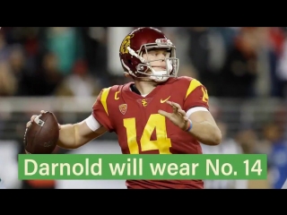 Sam darnold now has his jersey number with the jets