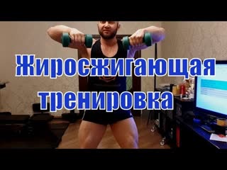 Жиросжигающая тренироа с гантелями ;bhjc; nhtybhjdrf c ufyntkzvb
