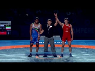 Gold gr 84 kg a komarov (rus) df a alizadeh abd (iri) by vsu, 9 0