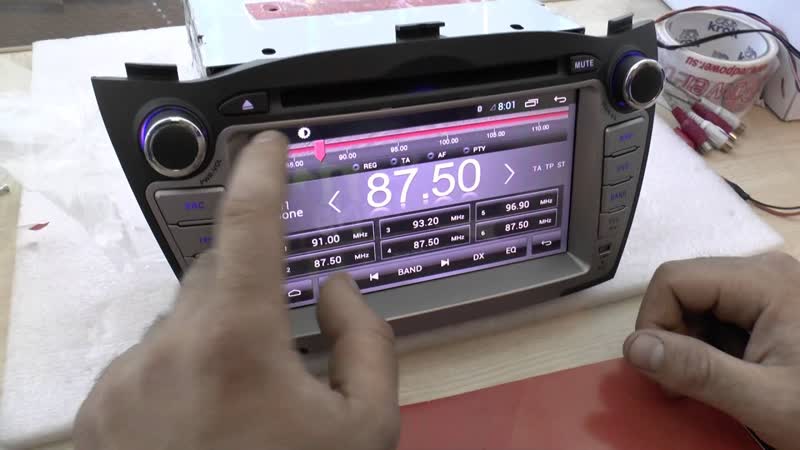 Штатная автомагнитола android hyundai ix35 redpower 18047