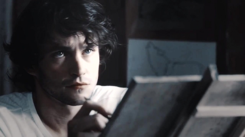 Mads mikkelsen / hugh dancy (madancy) black white