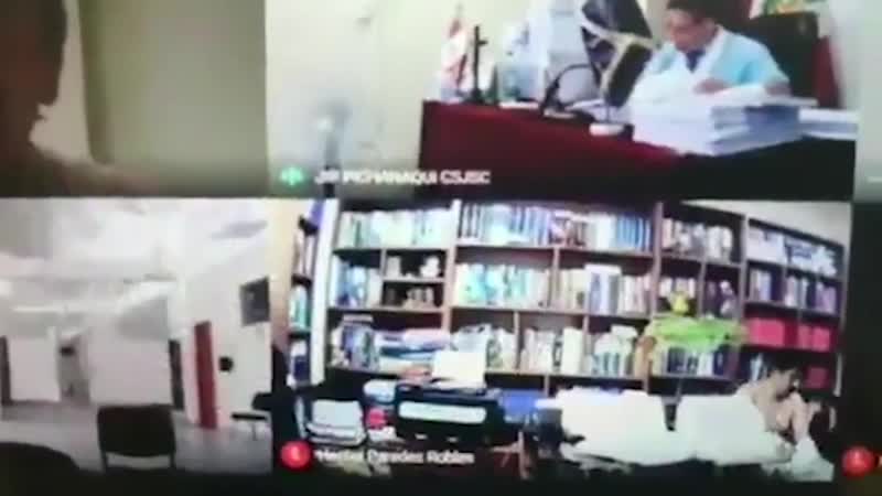 В перу адвокат занялся сексом на онлайн заседании суда
