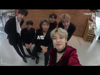 [backstage] 170101 bts sending their new year greetings @ mbc gayo daejejeon