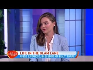 @mirandakerr is live in the studio on building her beauty empire, and her latest products from @koraorganics! tms7