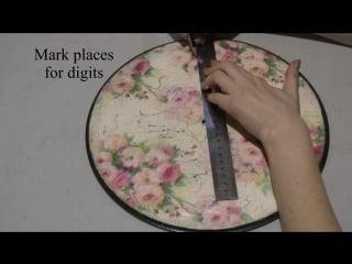 Decoupage lesson for beginners @39 shabby chic wall clock diy