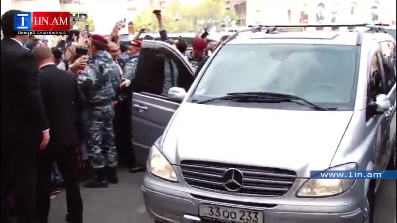 Armenia mariott hotel after meeting with hovik abrahamyan