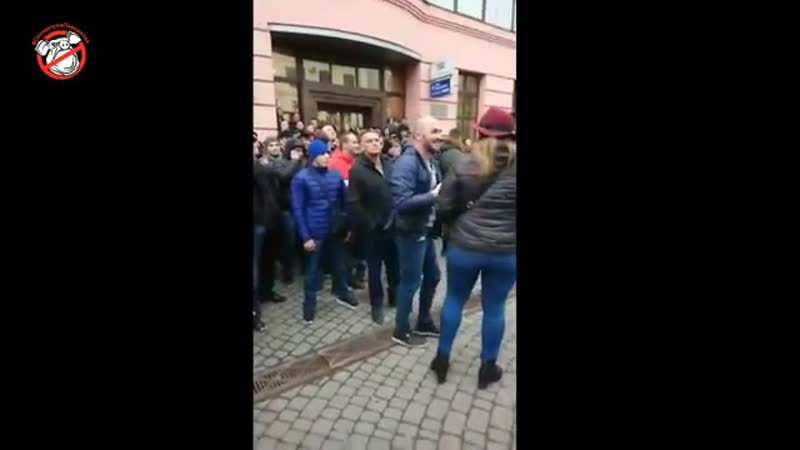 Ивано франковск 19 03 19 нацпетухи порошенко шайбу!шайбу!шайбу