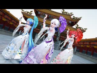 【mmd】極楽浄土 gokuraku jodo (cover)【miku haku teto】