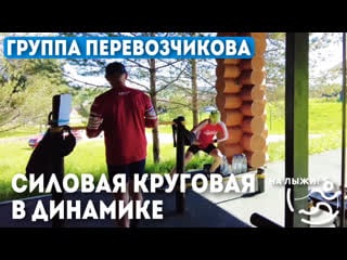 ⚡️группа перевозчикова 🏋🏻круговая силовая тренироа в динамике