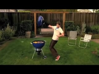 Weber grills have fun with it