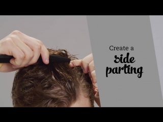 Classic men’s side part hair tutorial schwarzkopf got2b