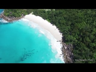 Seychelles islands drone views mahé la digue praslin cut 008