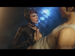 Catwoman dc animated hentai 3d video женщина кошка