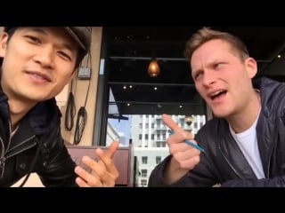 With my teacher who's swedish teaching a costa rican chinese american how to speak mandarin #confusedyet #soami #newlanguages #