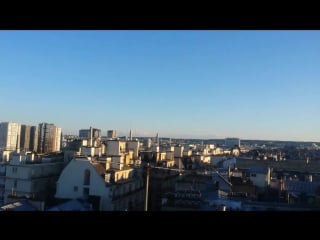 #paris #fluctuatnecmergitur #rooftop #panorama #sunset #day
