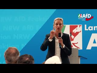 Merkel wird vor gericht landen! – alice weidel (afd)