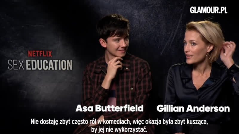 Sex education wywiad z gillian anderson, asą butterfieldem i resztą obsady nowego serialu netflixa