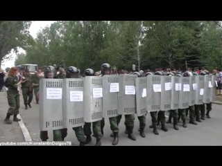 =в денеэре прошла тренироа по противодействию миротворческой и полицейской миссии обсе на донбассе=