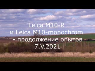 С в савельев leica m10 r и leica m10 monochrom – продолжение опытов /07 05 2021/