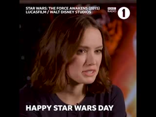 Happy #starwarsday! from no spoiler faces to ridiculous souvenirs from set, here's all the best bits from @aliplumb's interview