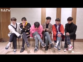 [180126] himchan & daehyun cut @ b a p 6th anniversary special clip