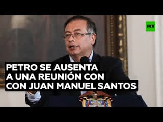 Gustavo petro no llega a tiempo una reunión con juan manuel santos para abordar la paz