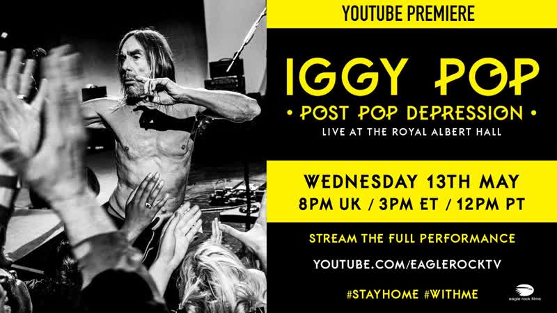 Iggy pop post pop depression live at the royal albert hall #stayhome rock #withme