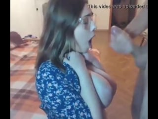 Couple Having Fun On Webcam