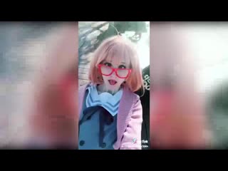 Tiktok cosplay mirai kuriyama kyoukai no kanata