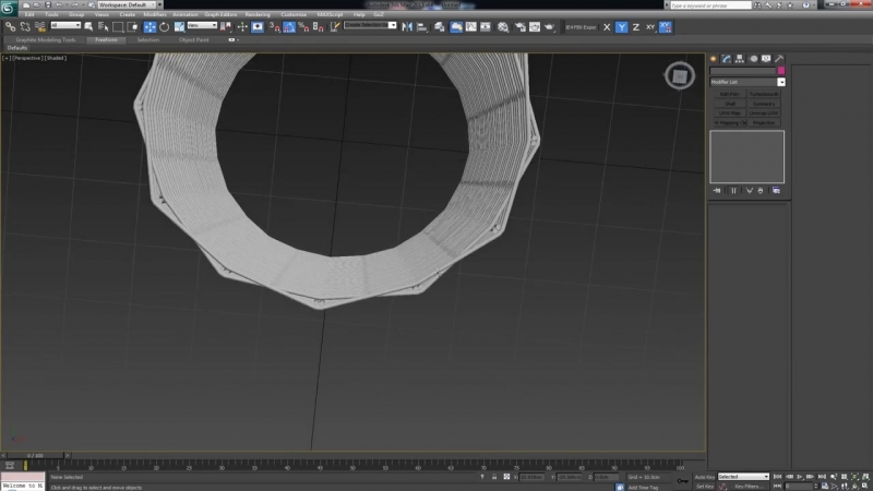 Modeling a rattan basket in 3ds max
