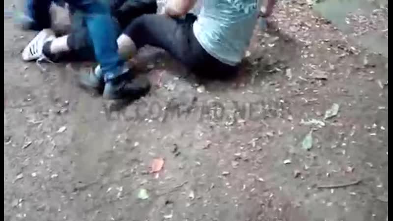 Вписка драка за школой из за девушки, сломал ногу, жёстоко, болевой шок