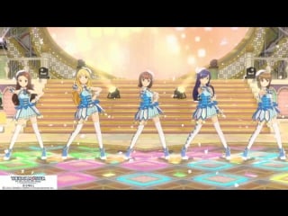 The idolm@ster platinum stars happy!! (haruka, chihaya, miki, yukiho, iori)