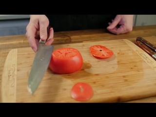 Samura sakai kitchen knife cut test тестирование ножа samura sakai