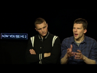 Part one jesse eisenberg addresses dave franco's biggest fear #nowyouseeme2 interview