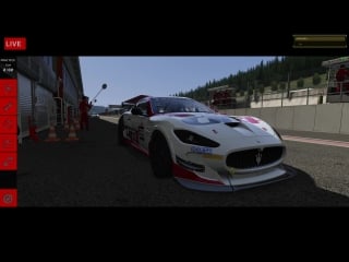 Live srs spa @ maserati mc gt4 live onboard