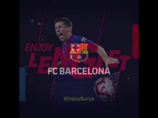 Bienvenue @clement lenglet ! bienvenido al barça! ️ enjoylenglet enjoybarça