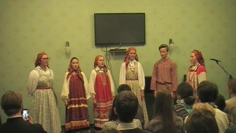 Фольклорный ансамбль "веретенце" славословие 2015