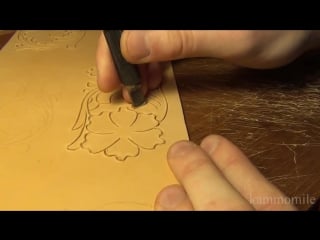 Тиснение в стиле шеридан русский язык sheridan style carving russian hd