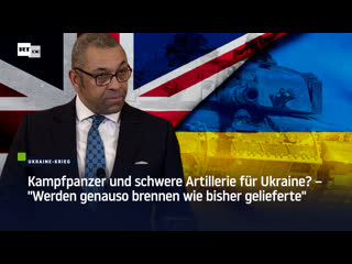 Kampfpanzer und schwere artillerie für ukraine? – "werden genauso brennen wie bisher gelieferte"